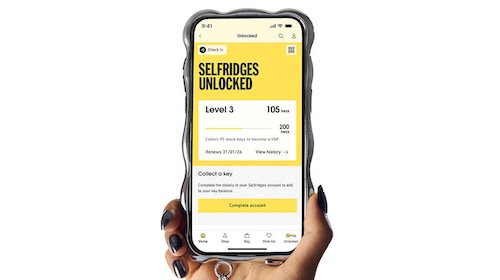 Selfridges Unlocked project illustration